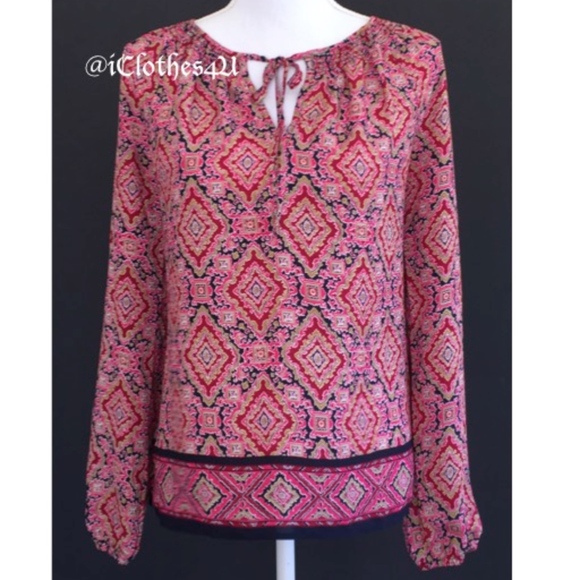 GAP Tops - Gap Colorful Printed Boho Tunic